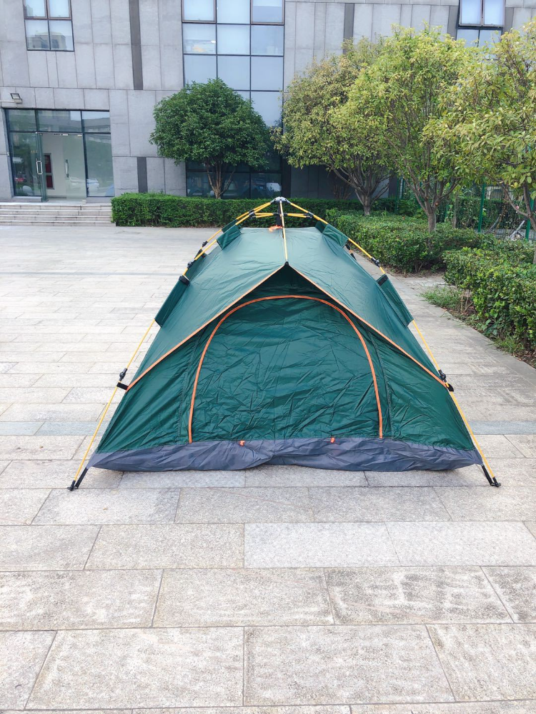 Cheap Goat Tents Outdoor Supplies Double layer Camping Tent 2 3 4 People Automatic Spring type Quick opening Sunscreen Rainproof Windproof Tents Tents 